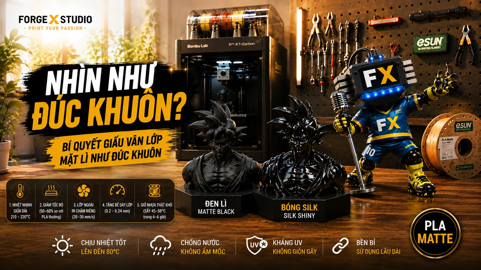 ePLA-Matte: Loại Nhựa Khiến Mô Hình In 3D Nhìn Như Đúc Khuôn?